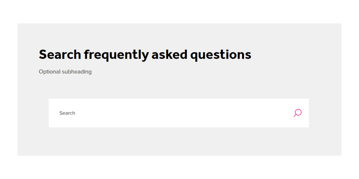 FAQ Search
