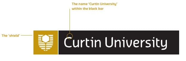 Curtin University logo in colour